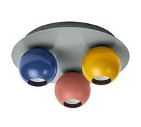 OSRAM Decor Bubble Decorative Ceiling Light, 3-Bulb with E27 Socket, 250mm, IP20, Metal, Multicolor