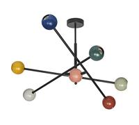 OSRAM Decor Bubble Decorative Pendant Light with Spherical Bodies, 6-Bulb with E27 Socket, IP20, Metal, Multicolor