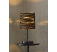 Osram Decor Cardboard Cylinder Table Lamp E27 Brown Eco Style Bedside Light