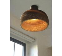 Osram Decor Cardboard Hat Ceiling Light E27 Brown Max 1X15W Led Indoor Modern