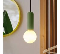 OSRAM Decor Concrete Mic pendant light, green, concrete, G9