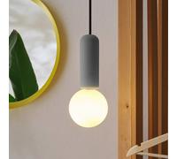 OSRAM Decor Concrete Mic pendant light, grey, concrete, G9