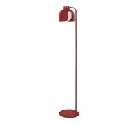 OSRAM Decor Corolle Floor Floor lamp, Red Metal Glass, E27 Version, Textile Cable, Retro-Style, 270mm Diameter