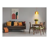 Osram Decor Corolle Pendant Ceiling Light E27 Orange Glass Max 15W LED Modern