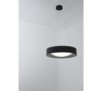 Osram Decor Felt Cylinder Pendant LED Ceiling Light Dark Grey 2700lm 28W 3000K