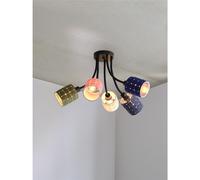 Osram Decor Felt Weaving Cans Ceiling Light 5XE14 Multicolour 5x10W LED Modern