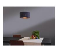 Osram Decor Felt Weaving Pendant Ceiling Light 380mm E27 Dark Grey Max 15W LED