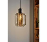 Osram Decor Firefly Pendant Ceiling Light E27 Black Glass Max 15W LED Modern