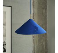 OSRAM Decor Flip pendant light, blue, felt, E14, adjustable
