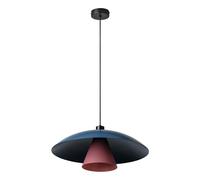 OSRAM Decor Flying Mushroom Pendant Light E27 Blue/Pink 500mm, Hanging lamp, Metal, with Contrasting Colors