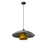 OSRAM Decor Flying Mushroom Pendant Light E27 Green/Yellow 500mm, Hanging lamp, Metal, with Vibrant Colors