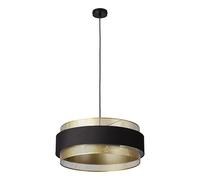 OSRAM Decor Hornet Pendant Light 3xE27 Black Gold 500mm, Hanging lamp, Metal, Textile for Dining Room Lighting