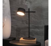 OSRAM Decor Kyoto LED table lamp, aluminium, black, dimmable