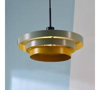 OSRAM Decor Layers pendant light, green/yellow, steel, E27