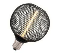 Osram Decor Led Straw Filament Globe Lamp 125 12 Black Dim 3.5W 818 E27 4 Pack