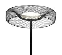 OSRAM Decor Mesh Floor Floor lamp, Black Metal mesh, 18.5W LED Integrated, 1200lm, 3000K, Textile Cable
