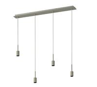 OSRAM Decor Pendant Light Needle Linear 4xE27, Beige, Steel, Decorative Bulb Compatible, IP20