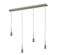 Osram Decor Needle Pendant Linear Ceiling Light 4 X E27 Beige