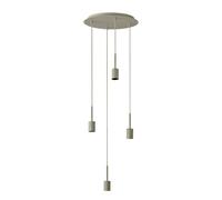 Osram Decor Needle Pendant Plate Ceiling Light 4 X E27 Beige