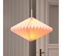 OSRAM Decor Paper Diamond pendant light, white, paper, E27