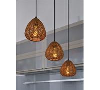 Osram Decor Paper Drop Pendant Linear Ceiling Light 3Xe27 Beige 3X6W Led Modern