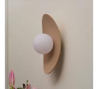 OSRAM Decor Pearl wall light, beige, felt, G9