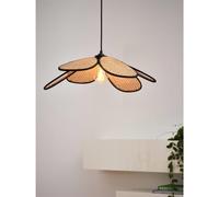 Osram Decor Rattan Daisy Pendant Ceiling Light 580mm E27 Brown 15W LED Modern
