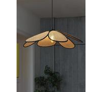 Osram Decor Rattan Daisy Pendant Ceiling Light 690mm E27 Brown 15W LED Modern