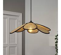 OSRAM Decor Rattan Daisy pendant light, Ø 58 cm, beige, E27