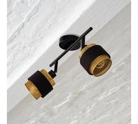 OSRAM Decor Spot Hornet ceiling light, 2-bulb, black/gold