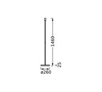 OSRAM DECOR STICK floor lamp, beige, height 146 cm, 1 x E27