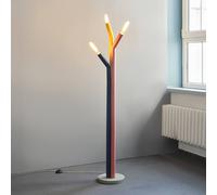 OSRAM Decor Straw floor lamp, 3-bulb, colourful, steel, E27