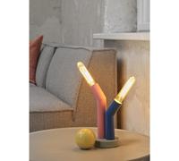 Osram Decor Straw Table Lamp 2 X E27 Multi-Colour Boho Bedside Light