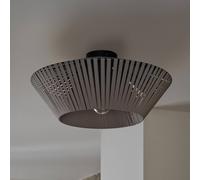 OSRAM Decor Stripes ceiling lamp, grey, Ø 40.5 cm, textile, E27