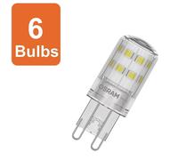 Osram Dimmable LED PIN Lamp Light Bulb with G9 Base 320lm 30W Warm White 6 Pack
