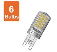 Osram Dimmable Led Pin Lamp Light Bulb With G9 Base 470Lm 40W Warm White 6 Pack