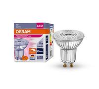 Osram Dimmable LED Reflector Bulbs with GU10 Base | Energy Saving 50W Replacement Ultra Long Life (25,000H) Beam Angle 36° Warm White | PAR16 50 36° 4.5W/2700K GU10