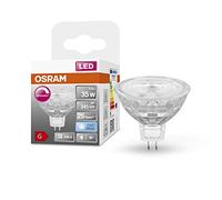 OSRAM Superstar Reflector lamp, GU5.3-Base Clear Glass,Cold White (4000K), 345 Lumen, 35W-Replacement, dimmable, 1-Pack