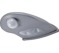 Osram Door LED Light with Motion Sensor, Battery Operated, 4000K, 40lm, 0.95W, IP54, Silver, for Entrance Areas and Outdoor Applications