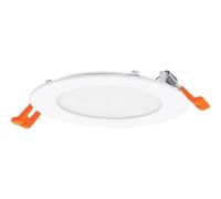 OSRAM Downlight Slim 120 mm, LED Recessed Light, 8 W, Neutral White, 4000 K, 550 Lumens, Flat Design, IP20, Easy Installation for Living Rooms and Kitchens