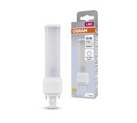 OSRAM DULUX D 18 LED lamp for G24D-2 base, 7 watt, 700 lumen, cool white (4000K), rotatable, replacement for conventional 18W Dulux lamp