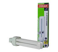 OSRAM DULUX D 18W 220V ECONOMIQUE Warm White 1200 Lumens 8000 Hours CFL G24d-2 Base Pack of 10