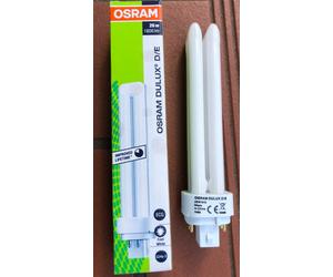 Osram Dulux D/E 26W/840 Lumilux Cool White G24q-3 Compact Fluorescent Lamp