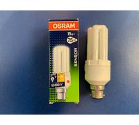 OSRAM DULUX EL Compact Fluorescent Lamp 15W 2700K B22d 900lm Sensor