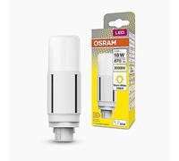 OSRAM Dulux Led D18 Vt Em, G24D, 7.5W, 870Lm, 3000K, Warm White Light Color, Suitable for Vertical Applications Thanks to A Beam Angle of 300 Degrees, Extremely Long Service Life, No Warm-Up Time