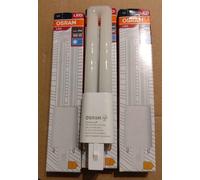 Osram DULUX S 9 LED G23 4.5W 840 EM 2 Pin G23 500lm 4000K (Cool White) Bulb X3