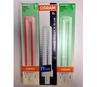 OSRAM Dulux S Fluorescent Bulb 9W G23 Red Green Blue