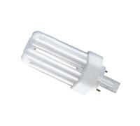 2x 18W (=100W) OSRAM GX24d-2, 2 pin, Low Energy CFL Light Bulb 2700K Warm White