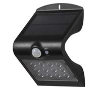 OSRAM Endura Butterfly Solar floodlight, Black, 1.5W, 200lm, Motion & Light Sensor, Outdoor Light, Rechargeable Battery, eco-Friendly, Long Life, Easy to Install, IP65, 4000K.
