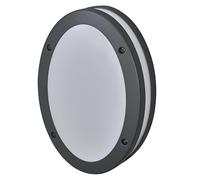 OSRAM Endura Classic ORBI W Outdoor Light, wall Light, E27 Base, Dark Gray, Aluminum, Quick & Easy Installation, matt Diffuser, IP65 Protection, Outdoor use